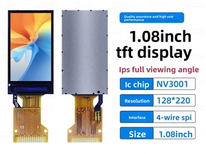 <span class=keywords><strong>AMELIN</strong></span> Pantalla LCD Circular TFT de 1.08 Pulgadas, Controlador IC NV3001, IPS Full View, Resolución 128*220, Interfaz SPI, Retroiluminación LED de Alta Intensidad - Product Image 2