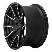 Roues forgées 2 pièces pour M5, Chrome dur, noir, 18, 19 pouces, voiture de luxe, monobloc