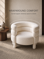 Fauteuil d'appoint individuel rembourré en cuir pleine fleur ou tissu, confort et détente, pour salon et salle à manger, directement de l'usine