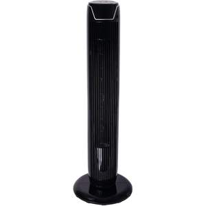 Ventilateur tour oscillant Alera 36 pouces, 3 vitesses, noir, en plastique, avec télécommande, alimenté par piles, pour voiture, maison, salle de bain, usage domestique, version américaine - Product Image 5