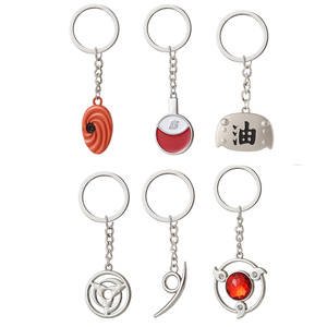 Porte-clés en métal ZRM Anime avec design Orochimaru Sharingan, pendentif en alliage de zinc en spirale, design de dessin animé Anime - Product Image 1