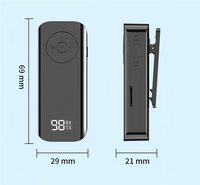 Adaptateur sans fil Bluetooth 2 en 1 avec écran numérique, récepteur émetteur BT 5.3 RX TX avec carte TF, lecteur audio stéréo 3,5 mm AUX