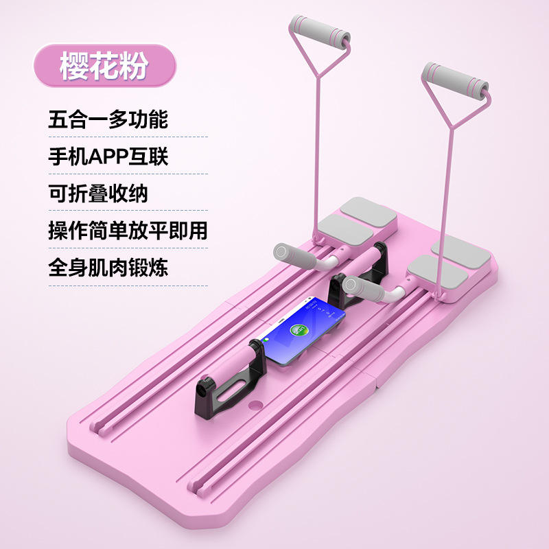 New Multi-Functional Five-in-One Fitness Board -- Pink