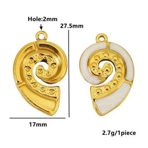 จี้รูปเต่าทะเล ปลากระเบน ทำจากสแตนเลสสตีล ชุบทอง 18K สำหรับงาน DIY เครื่องประดับ ขายส่ง - Product Image 3