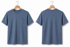 Men's 180 GSM Premium Cotton <b>Pocket</b> T-<b>Shirt</b> Blank Solid Plain Short Sleeve Crew Neck Casual Regular Fit Soft Breathable Durable - Product Image 1
