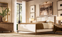 Commode moderne de luxe à 6 tiroirs en chêne Commode en bois massif pour la maison Chambre à coucher Meubles de rangement Caractéristiques