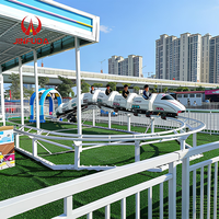Mini-chaîne de montagnes russes pour enfants, manège pour centre commercial, parc d'attractions, aire de jeux extérieure