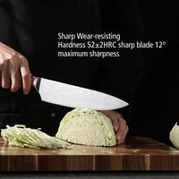 Ensemble de 10 couteaux de cuisine en acier Damas à motif laser avec manche en résine bleue, couteau de chef japonais Nakiri Kiritsuke, couteau utilitaire avec boîte cadeau