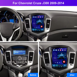 Podofo 9.7" 4+64G Autoradio Android Carplay/Android Auto sans fil GPS/Wifi/BT pour Chevrolet Cruze J300 2009-2014 Radio pour voiture - Product Image 2