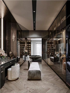 Muebles de dormitorio Diseño moderno Armario de madera Walk in Closet - Product Image 5