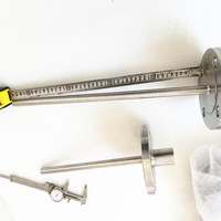 Sensor Suhu Berkualitas Tinggi Perlindungan Baja Tahan Karat Flange Thermowell OEM/ODM Dapat Disesuaikan IP68 Panjang Probe 50-2000mm
