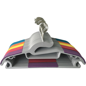 Colorful Plastic <b>Hangers</b> With Non-Slip Coating Durable Clothes Plastic <b>Hangers</b> - Product Image 6