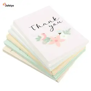 100 4x6 "Floral Élégant condoléances Merci Cartes Notes En Vrac Coffret avec Enveloppes Autocollants Blanc Salutation cartes