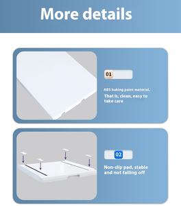 Kit de apilamiento de <span class=keywords><strong>lavadora</strong></span> y secadora con material ABS y bandeja de riel deslizante - Product Image 5