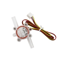 Capteur de débit liquide de haute précision débit d'eau capteur Hall interrupteur débitmètre débitmètre compteur 0.1/m3/h