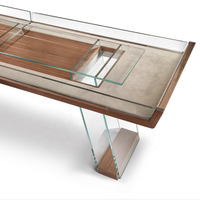 Table de shuffleboard en verre trempé |   Table de jeu d'intérieur personnalisable de 9 pieds, 12 pieds, 14 pieds, 16 pieds pour la maison, le bar ou le club