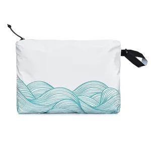 Professional Custom Travel Waterproof Tyvek Paper Cosmetic Pouch Makeup Bag