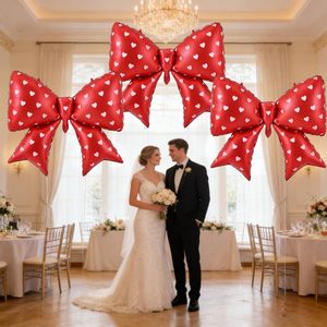 New Single Heart Large Bow Aluminum Film <b>Balloon</b> for Halloween Easter Birthday Parties-Creates Atmosphere for Photography - Product Image 6