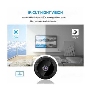 กล้อง HD 1080P พร้อมอินฟราเรดมองเห็นในเวลากลางคืน กล้องวงจรปิดไร้สาย ควบคุมผ่านแอพพลิเคชั่น กล้องขนาดเล็กพร้อม WIFI - Product Image 4