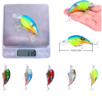 Nouvelle Leurre Artificielle Rigide en Plastique, Simulation de Boule de Crevette, 7CM 11.5G, Sans Hameçons, Fournitures de Pêche