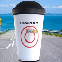 Offre Spéciale taille personnalisée publicité grande tasse à café gonflable thé au lait tasse à bulle gonflable Boba