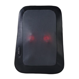 Shiatsu <span class=keywords><strong>Back</strong></span> <span class=keywords><strong>Massager</strong></span> com Massagem Percussão Calor Massagem Costas Sem Fio para Alívio da Dor Tecido Profundo 4D Massagem Amassar - Product Image 1