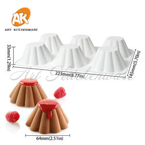 AK New Mountain Silicone <span class=keywords><strong>Muffin</strong></span> Plateau De Cuisson Mousse Gâteau Moules Savon Bougie Silicone 3d Moules pour Chocolat Gelée Gâteau Accessoires - Product Image 3