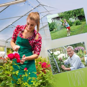 Piquets de jardinage en acier de 6 pouces pour plantes d'extérieur, pour fixer les tuyaux d'arrosage du jardin - Product Image 4