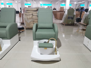 <span class=keywords><strong>2025</strong></span> <span class=keywords><strong>New</strong></span> Nail Salon Möbel Luxus Weiß Pediküre Stühle Weiße Plattform Dusche <span class=keywords><strong>Massage</strong></span> Maniküre Stuhl Fuß Spa - Product Image 4