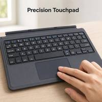 Étui clavier sans fil fin BT 5.0 pour Microsoft Surface Go/Go 2/Go 3 avec pavé tactile de précision et rétroéclairage RGB 7 couleurs, magnétique