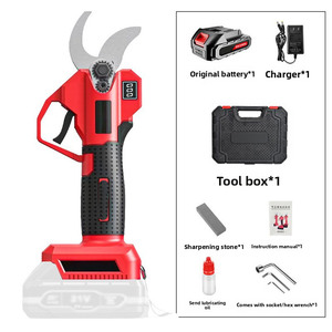 Sécateur électrique sans fil 21V avec lames en acier au carbone SK5, verrou de sécurité, certifié CE TUV pour vergers et vignobles - Product Image 1