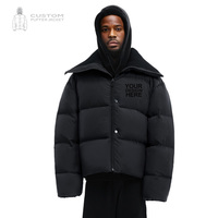 Veste d'hiver de haute qualité pour hommes Manteau chaud à motif de canard épais et épais en toile