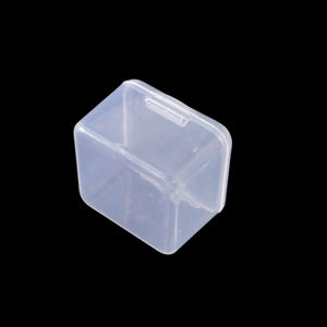 Düşük adedi şeffaf boş boncuk kutusu organizatör <span class=keywords><strong>mini</strong></span> temizle takı şeffaf plastik saklama kabı küpe için - Product Image 4