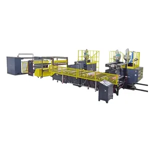 4 Schichten Extrusion luftblasen verpackung Film maschine Fabrik Doppels ch raube 3 Extruder Blasen film maschine