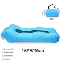 Canapé-lit gonflable amphibie portable de haute qualité, imperméable, inclinable et pliable
