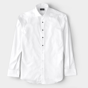 सफेद के लिए मनमुटाव शर्ट बनियान और धनुष टाई पुरुषों की पोशाक औपचारिक शर्ट सेट - Product Image 6