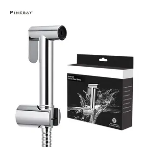 PINEBAY Schlussverkauf Selbstreinigung Toilette Bidet Sprayer Babykind Toilettenspray-Set Bad Wandmontage Shattaf-Set für Damen