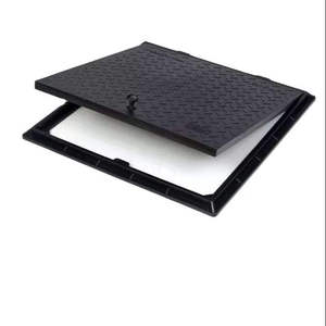 Couvercle de drain rectangulaire en fonte pour égouts et canalisations souterraines - Product Image 1