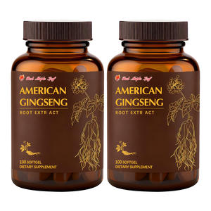 Softgel <span class=keywords><strong>Ginseng</strong></span> Amerika, Saponin Tinggi 8%, Suplemen Herbal Alami, Anti-Kelelahan & Pendukung Imunitas, Pasokan Massal Bersertifikat GMP - Product Image 1