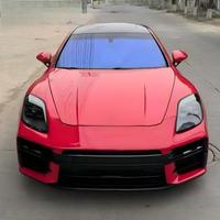 Kit carrosserie : Nouvelle lèvre de pare-chocs avant avec emplacements pour feux antibrouillard et pare-chocs arrière pour Panamera 2009-2016 970, amélioration et modification pour 976 GTS/SD.