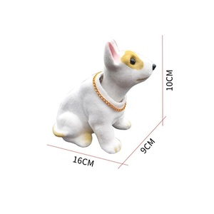 Asintiendo perro Bobblehead cachorro muñecas divertido columpio <span class=keywords><strong>coche</strong></span> adornos y hogar Auto Interior decoración lindo tablero Juguetes - Product Image 5