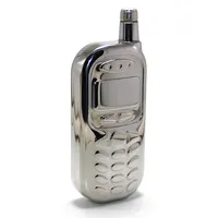 Vaso de celular retrô de 3oz/90ml, aparelho para beber, em aço inoxidável, fofo e criativo