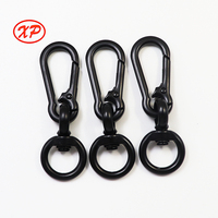 Clip de suspension polyvalent en alliage de zinc, classique, luxueux et durable, avec mousqueton pivotant robuste pour porte-clés, couleur personnalisable