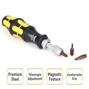 RUIKE Multi-Bit <b>Screwdriver</b> 6 In 1 Industrial Grade With Anti-Slip Handle Cross Phillips Bit Tool Set - Product Image 4
