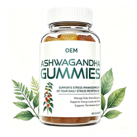 Gummies d'Ashwagandha à Marque Blanche les Plus Vendues avec Racine de Maca pour le Soulagement du Stress et le Soutien de l'Humeur – Complément Alimentaire
