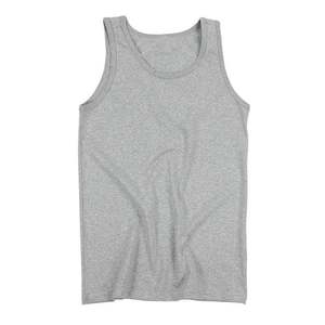 <b>Men's</b> 100% Cotton Ribbed <b>Vest</b> High Quality Sleeveless <b>Running</b> Tank Top Tight Sport Gym Fitness Muscle Top - Product Image 5