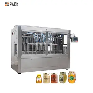 Npack Automatische Groothandelsprijs Swienty Vloeibare Honingfles Vulmachine Met Roeren En Verwarmen