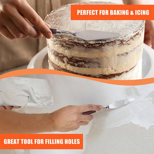 Xyj ensemble de couteaux de peinture à l'huile, couteaux, <span class=keywords><strong>Palette</strong></span> en acier inoxydable, couteaux à spatule minces et flexibles avec manche en plastique pour la peinture à l'huile 5 pièces - Product Image 6