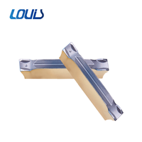 Lame de coupe à rainurer CNC DGR3102C 6D outil de coupe de face d'extrémité revêtu de PVD avec support OEM outil de coupe de tour à tête de rainurage de grain