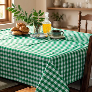 Ensemble de nappes carrées modernes en coton tissé de qualité supérieure, couleur et taille personnalisées, écologiques, ORCHID, OEM, ODM, marque privée, vente en gros, en vrac - Product Image 1
